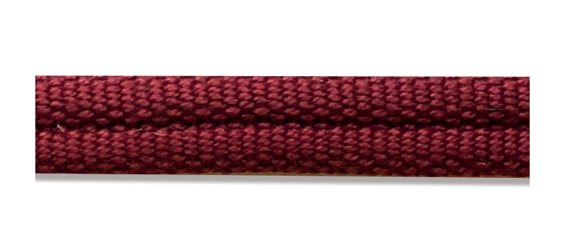 Troynorth Double Piping 1cm, Burgundy