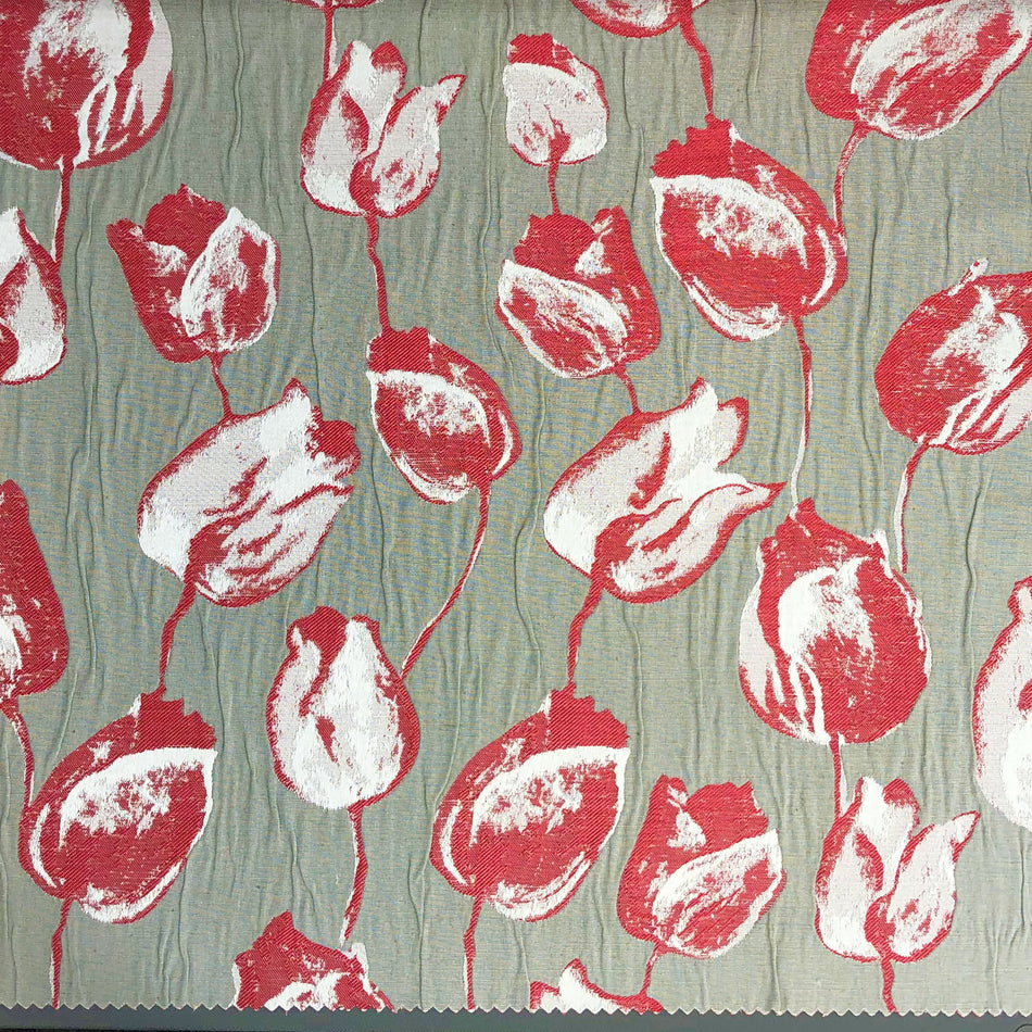 Chatham Glyn English Garden Chelsea Ruby  Fabric