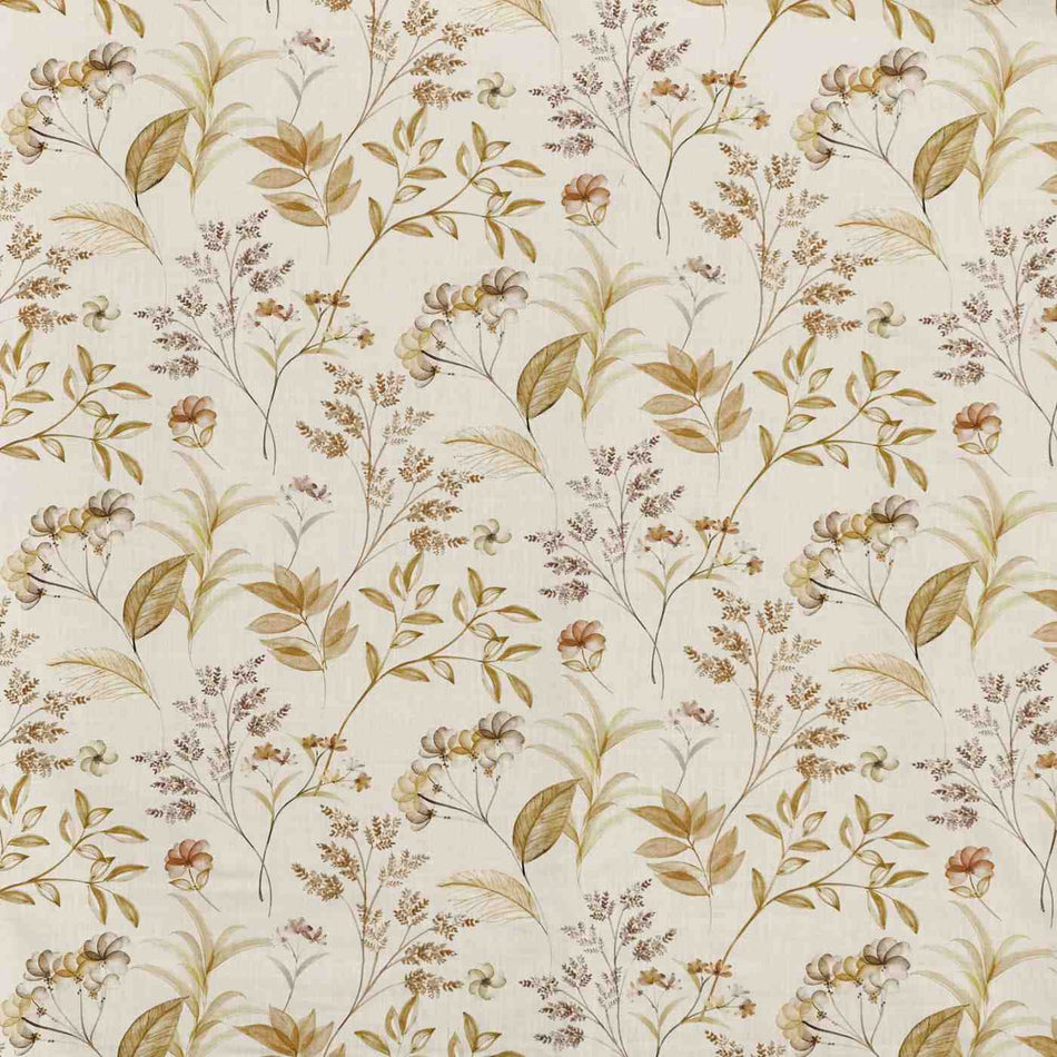 Prestigious Textiles Meadow Verbena Saffron Fabric