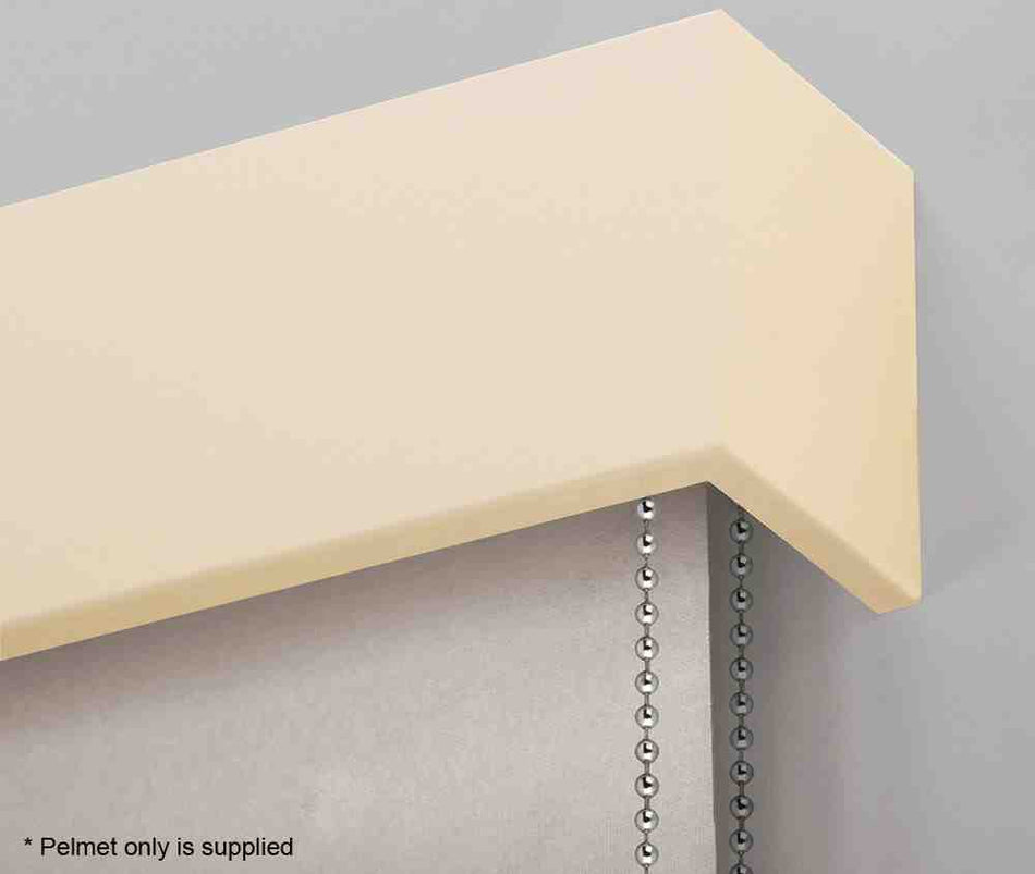 Hallis Cov-A-Blind Straight Wood Pelmet, New White