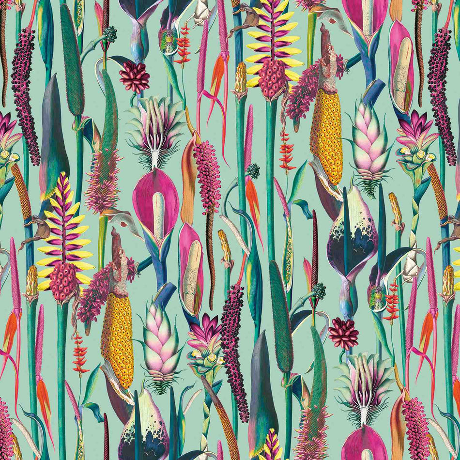 Chatham Glyn Tropical Velvets Borneo Duckegg Fabric