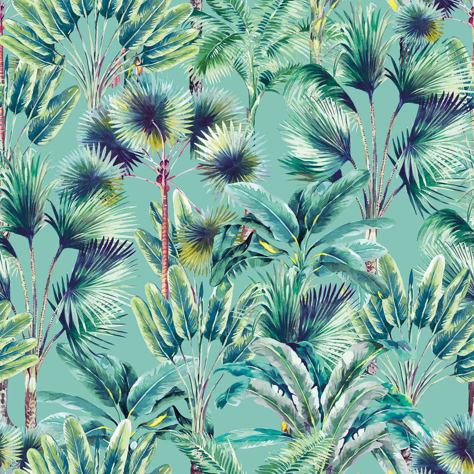 Chatham Glyn Tropical Velvets Kinabalu Duckegg Fabric