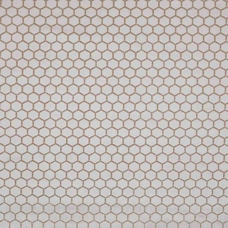 Studio G Illusion Hexa Taupe Fabric
