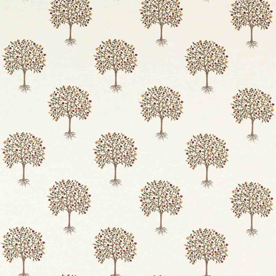 Clarke & Clarke Vintage Bergamot Multi_Linen Fabric