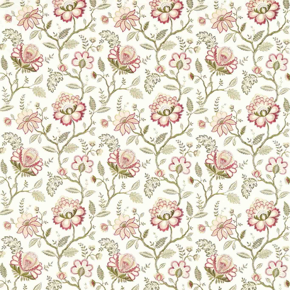 Clarke & Clarke Vintage Adeline Blush_Raspberry Fabric