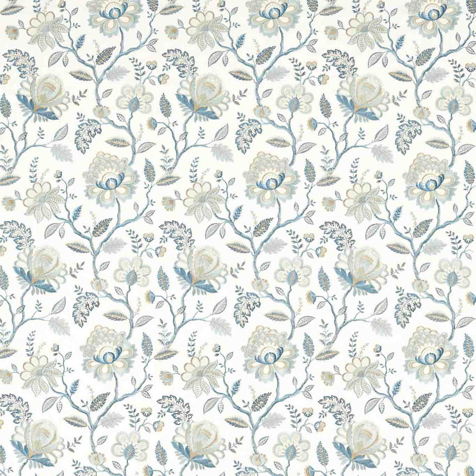 Clarke & Clarke Vintage Adeline Denim_Midnight Fabric