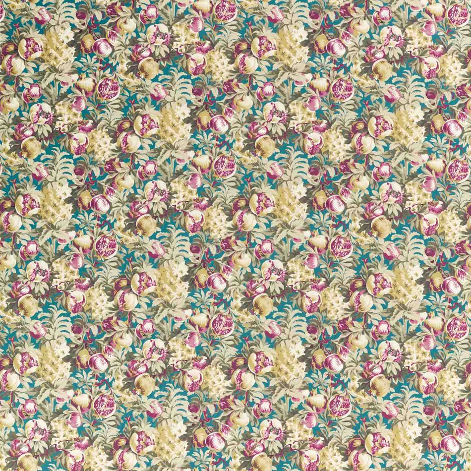 Clarke & Clarke Vintage Francis Teal Velvet Fabric