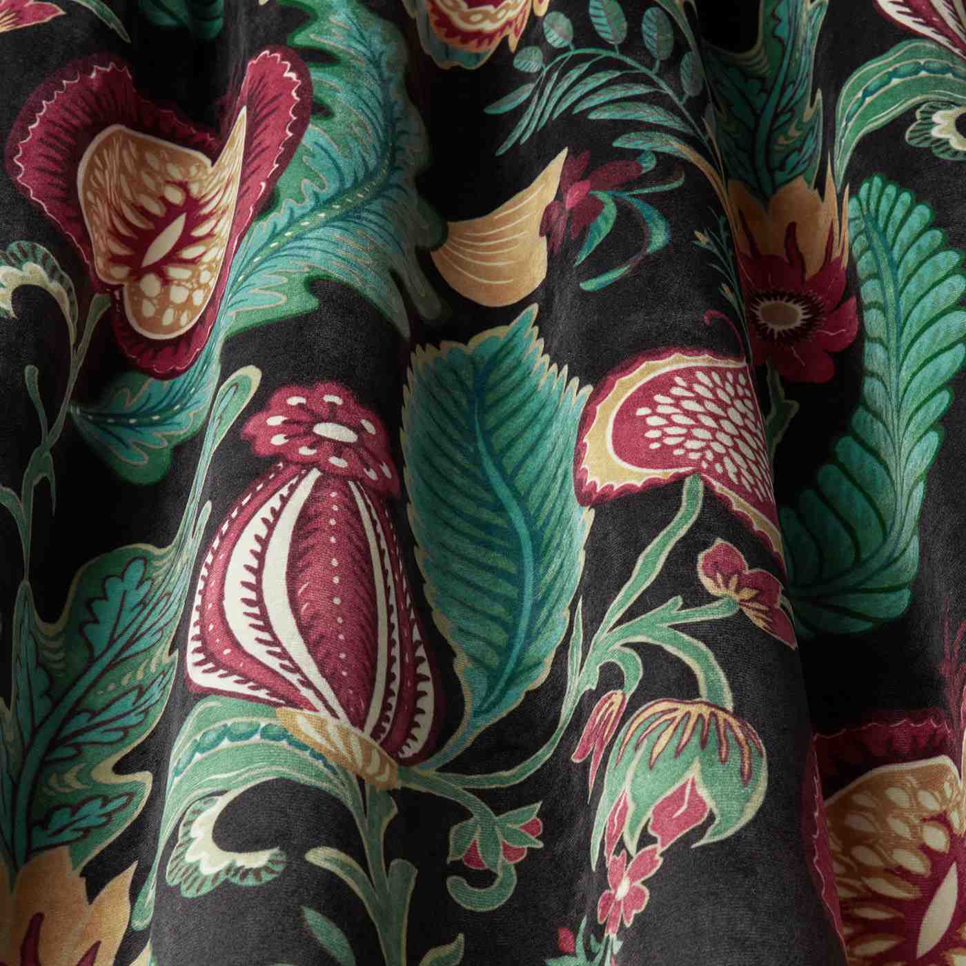 Iliv Winter Gardens Cantaloupe Ebony Fabric
