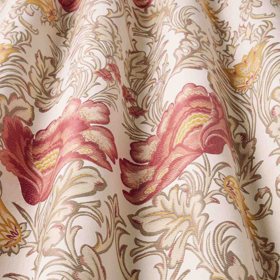 Iliv Winter Gardens Pimpernel Garnet Fabric