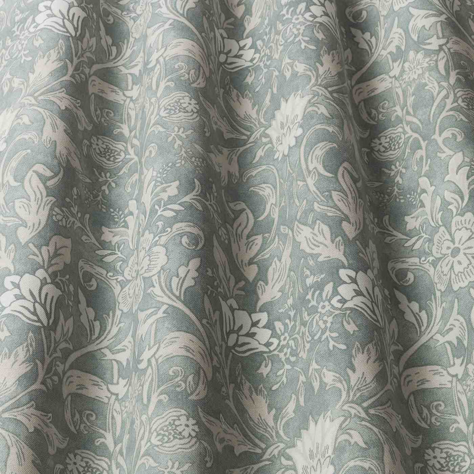 Iliv Winter Gardens Rococo Aqua Fabric
