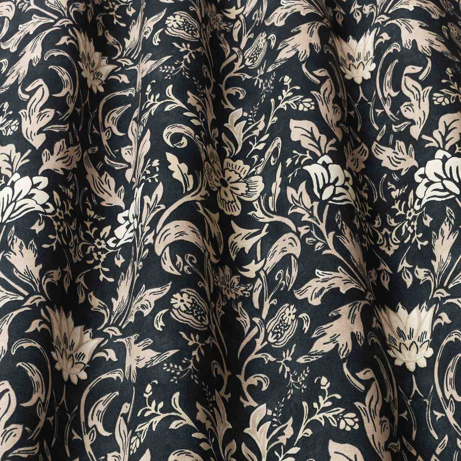 Iliv Winter Gardens Rococo Ebony Fabric
