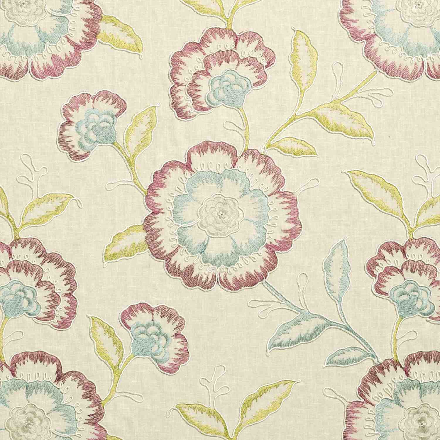 Clarke and Clarke Richmond Richmond Raspberry_Duckegg Fabric – Just Poles