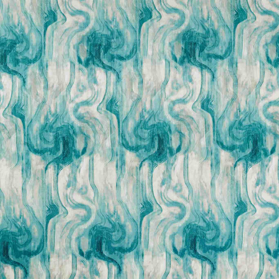 Clarke & Clarke Dimora Tessuto Teal Fabric