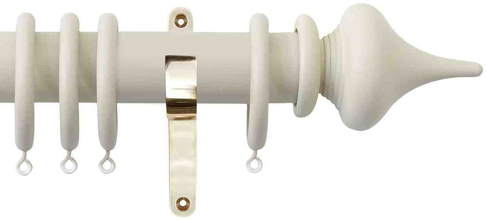 Jones Seychelles 40mm Handcrafted Pole Sand, Brass, Minaret