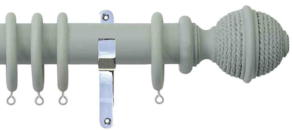 Jones Seychelles 40mm Handcrafted Pole Haze, Chrome, Rope