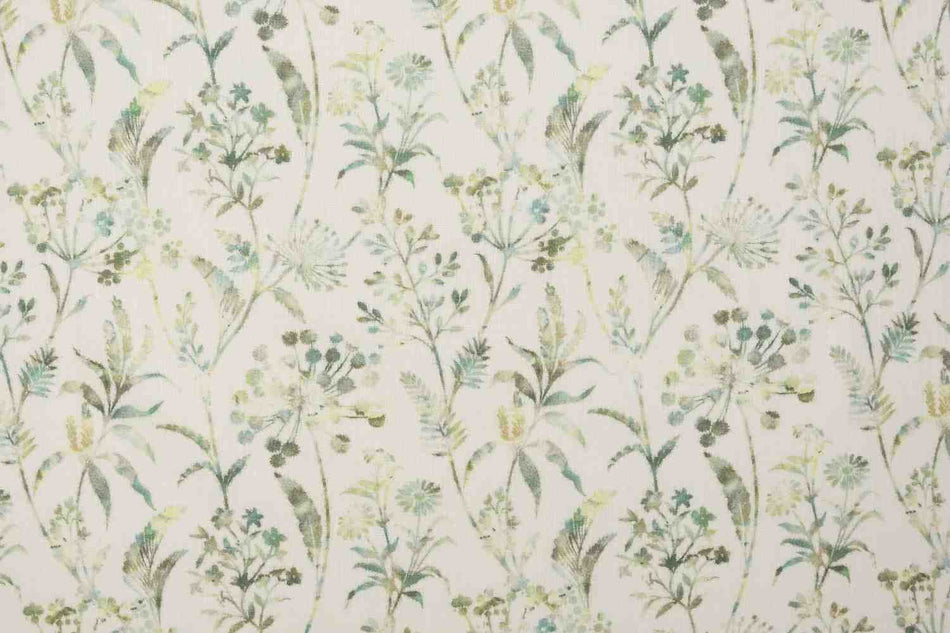 Porter & Stone Country Chic Bilbury Teal Fabric