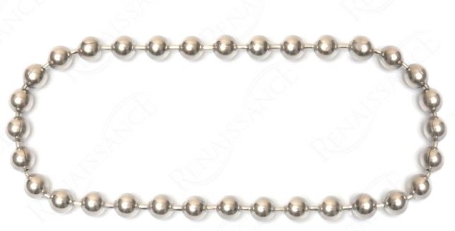 Renaissance Metal Continuous Chain Chrome