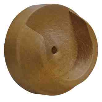 Renaissance Natur Shades 35mm Wood Curtain Pole Recess Bracket, Mid Oak