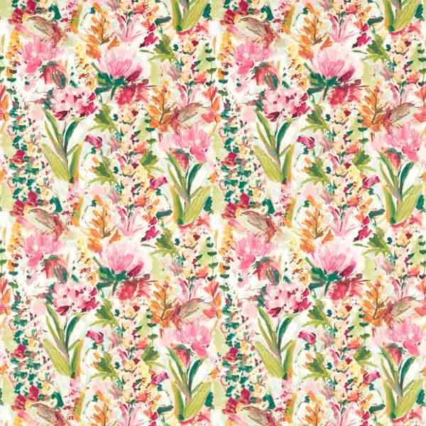 Studio G Floral Flourish Hydrangea Mineral/Ochre Fabric