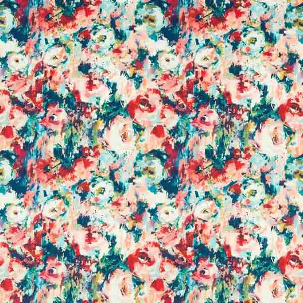 Studio G Floral Flourish Kingsley Midnight Velvet Fabric