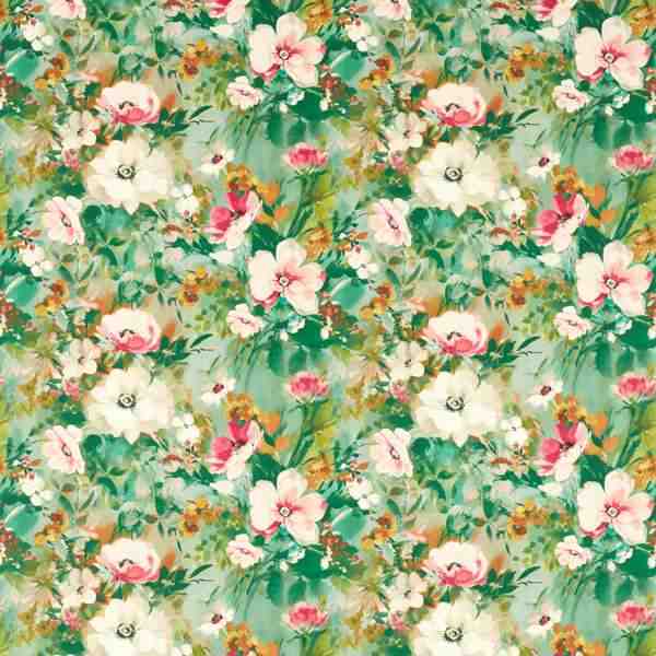 Studio G Floral Flourish Rugosa Mineral Fabric