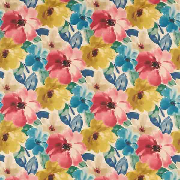 Studio G Floral Flourish Thea Spice/Forest Linen Fabric