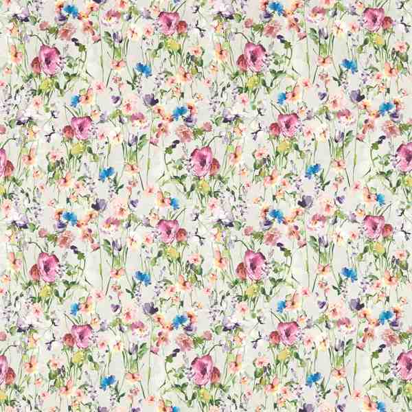 Studio G Floral Flourish Wild Meadow Damson Fabric