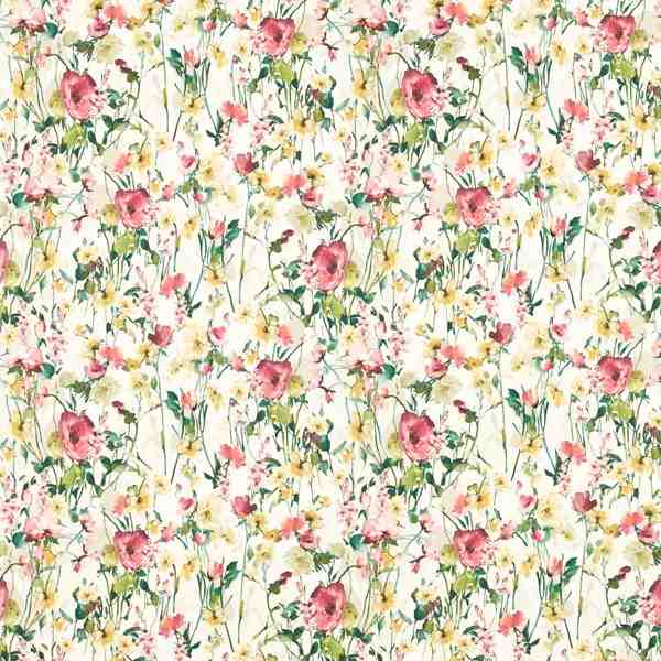 Studio G Floral Flourish Wild Meadow Ivory Fabric
