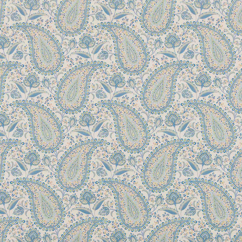 Beaumont Textiles Persia Tigris Marine Blue Fabric