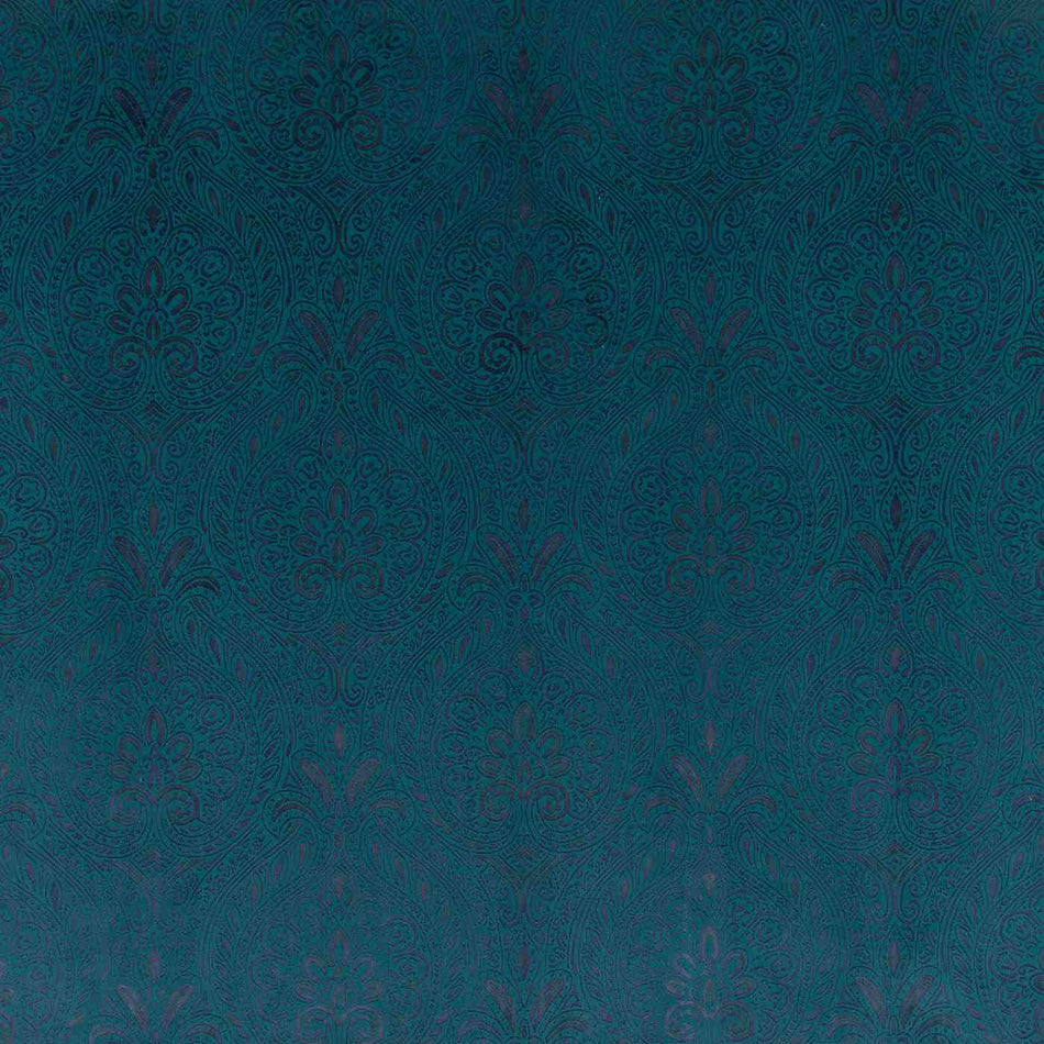 Beaumont Textiles Persia Parthia Marine Blue Fabric