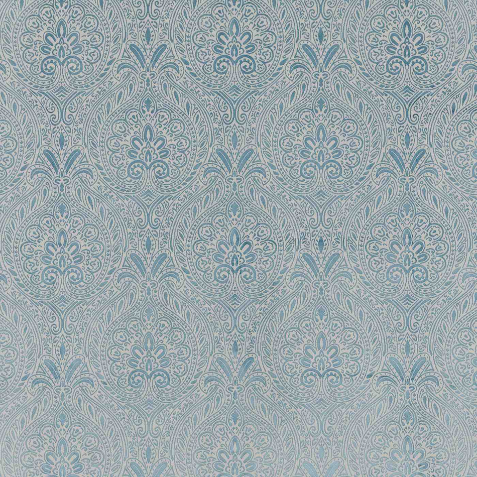 Beaumont Textiles Persia Parthia Sky blue Fabric