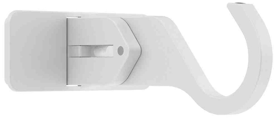 Arc 25mm Metal Adjustable Centre Bracket, China White