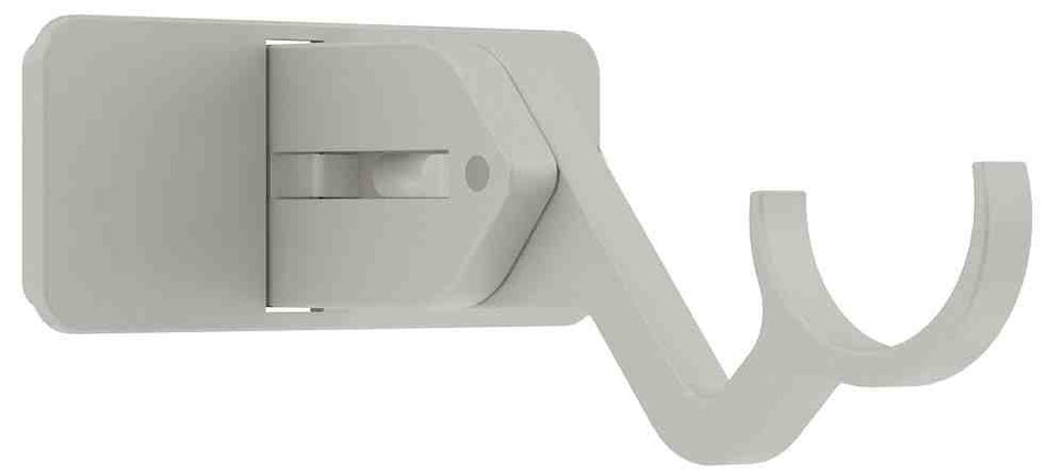Arc 25mm Metal Adjustable Passing Bracket, Warm Grey