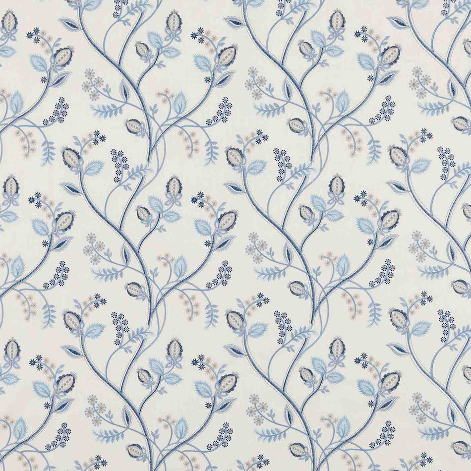 Beaumont Textiles Heritage Salmesbury Cornflower