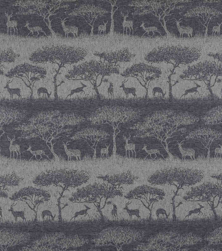 Ashley Wilde Belvoir Hastings Charcoal Fabric