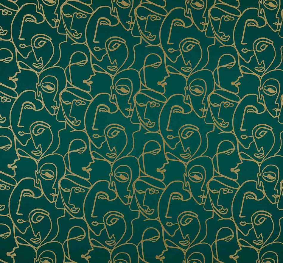 Ashley Wilde Visage Henri Emerald Fabric