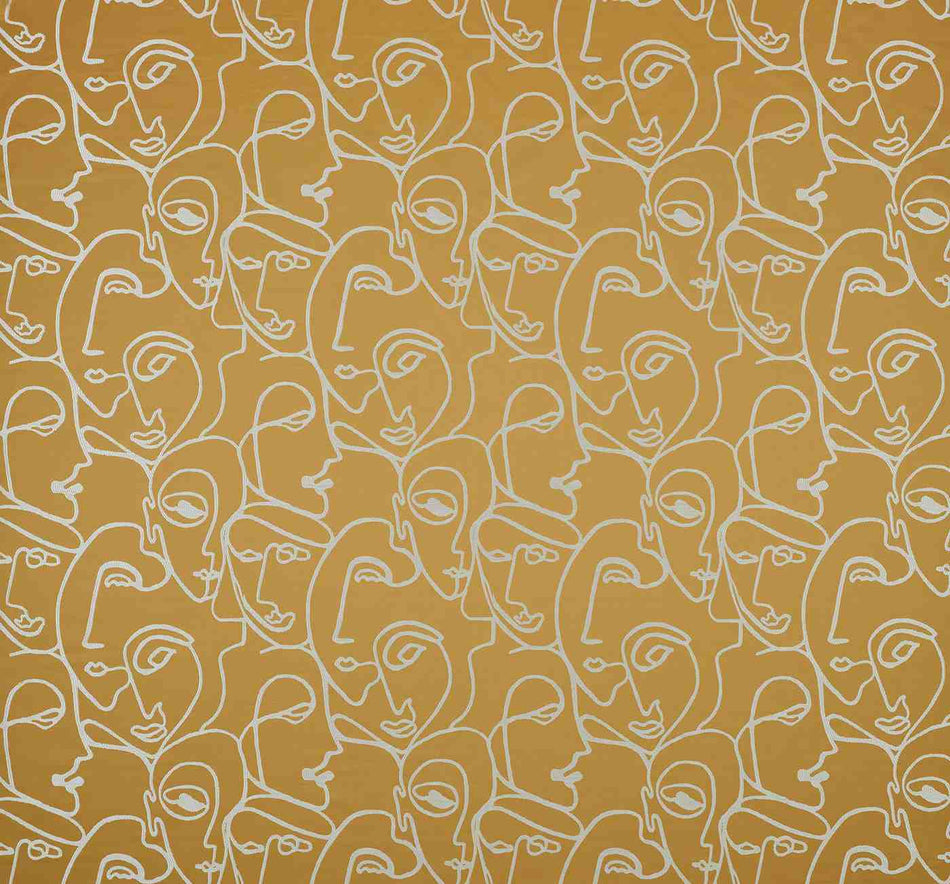 Ashley Wilde Visage Henri Ochre Fabric