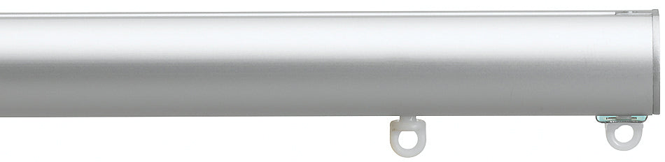 Silent Gliss Metropole 30mm 7610 Silver Flush Endcap Finial