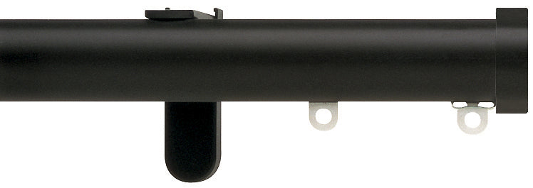 Silent Gliss Metropole 30mm 7610 Black Stud Endcap Finial