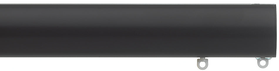 Silent Gliss Metropole 30mm 7610 Black Flush Endcap Finial