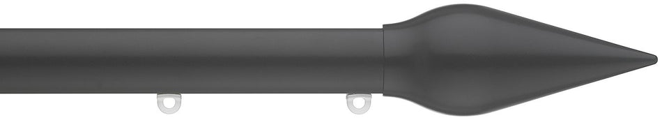 Silent Gliss Metropole 30mm 7610 Black Spear Finial