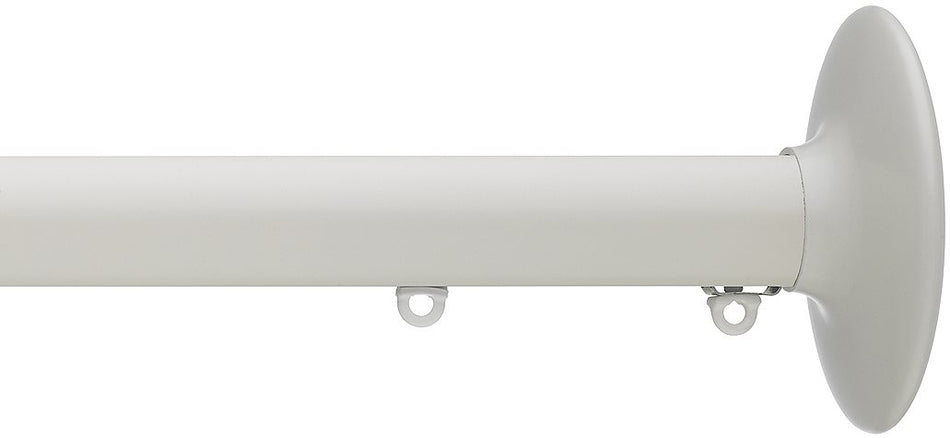 Silent Gliss Metropole 30mm 7610 Ecru Ellipse Finial