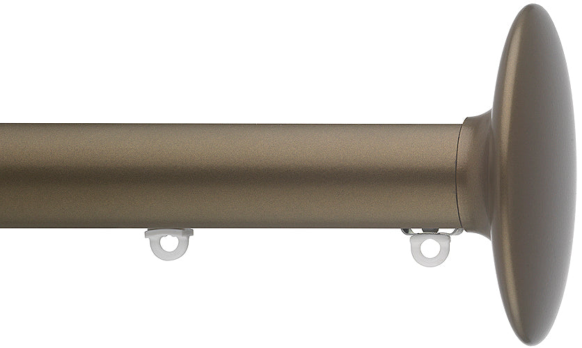 Silent Gliss Metropole 30mm 7610 Antique Bronze Ellipse Finial