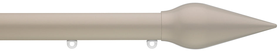 Silent Gliss Metropole 30mm 7610 Taupe Spear Finial