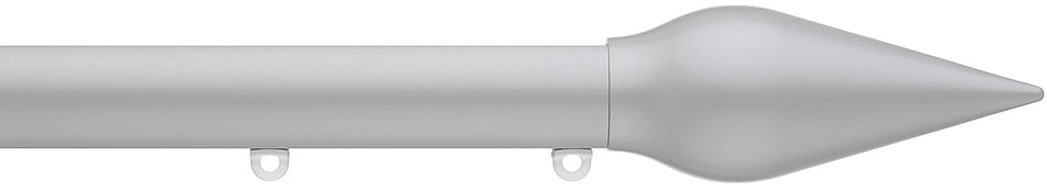 Silent Gliss Metropole 30mm 7610 Anodic Grey Spear Finial