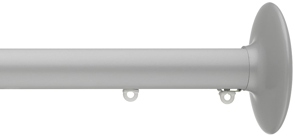 Silent Gliss Metropole 30mm 7610 Anodic Grey Ellipse Finial