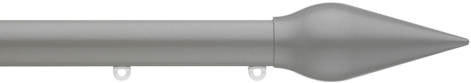 Silent Gliss Metropole 30mm 7610 Slate Grey Spear Finial
