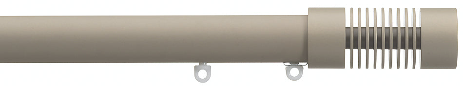 Silent Gliss Metropole 30mm 7610 Ochre Groove Cylinder Finial