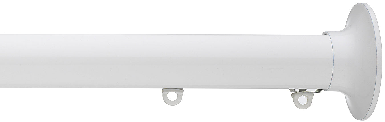 Silent Gliss Metropole 30mm 7610 White Taper Finial