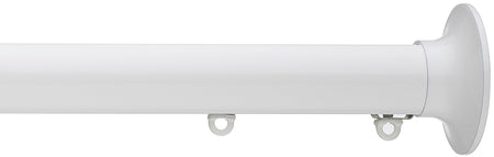 Silent Gliss Metropole 30mm 7610 White Taper Finial